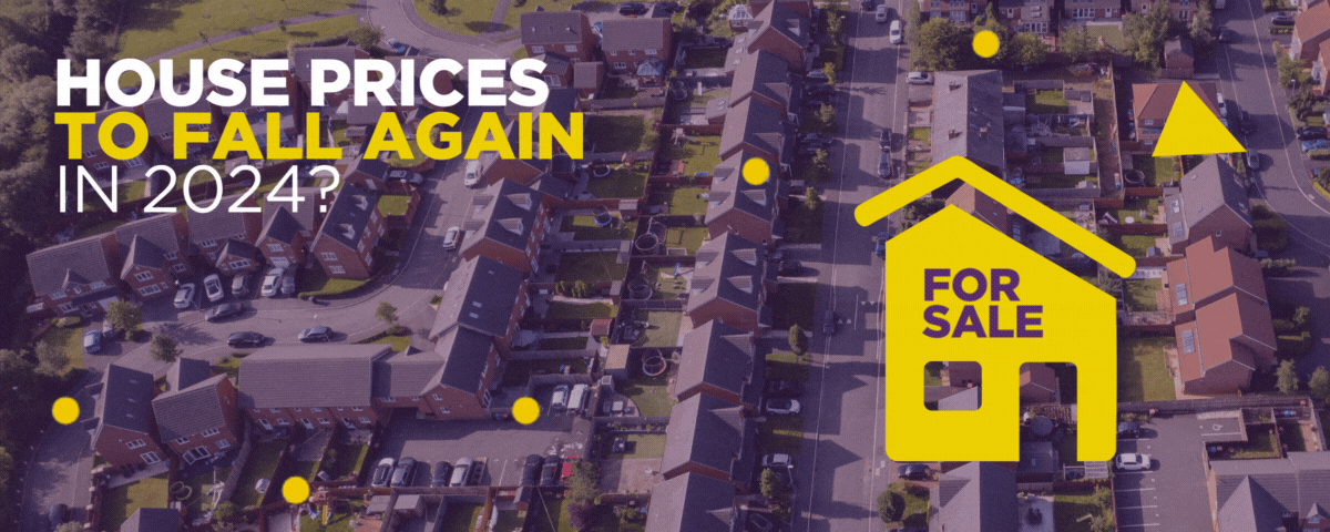 Image showing the recent fall in house prices